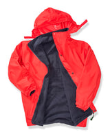 Recycled StormDri 6000 coat — Red/Navy