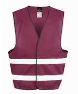 Core hi-vis vest — Burgundy*