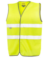 Motorist safety vest — Fluorescent Yellow