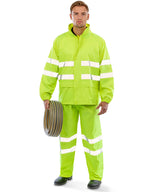 High-viz waterproof suit — lifestyle