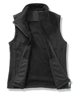 Women's printable softshell bodywarmer — Black/Black