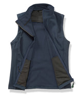 Women's printable softshell bodywarmer — Navy/Navy