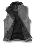 Printable softshell bodywarmer — Charcoal/Black