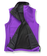 Printable softshell bodywarmer — Purple/Black