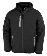 Recycled compass padded winter jacket — Black/Grey