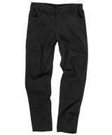 Super-stretch slim chino — Black