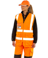 Heavy duty polycotton security vest — lifestyle