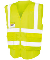 Executive cool mesh safety vest — Fluorescent Yellow