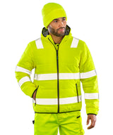 Recycled ripstop padded safety jacket — lifestyle