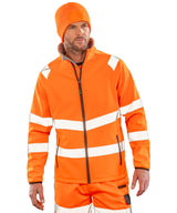 Recycled 2-layer printable safety softshell — lifestyle