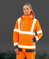 Heavy-duty prism PU safe and dry jacket with recycled backing — lifestyle
