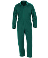 Recycled action overalls — Bottle Green