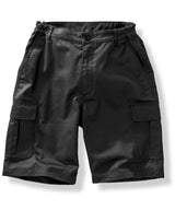 Recycled work-guard utility shorts — Black