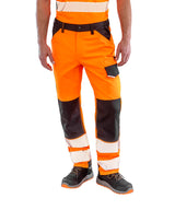 Safe-Guard recycled dynamic stretch safety trousers — lifestyle