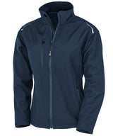 Women's recycled 3-layer printable softshell jacket — Navy