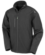 Recycled 3-layer printable softshell jacket — Black
