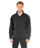 Recycled 3-layer printable softshell jacket — lifestyle