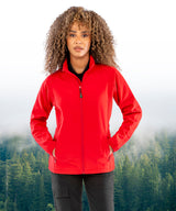 Women's recycled 2-layer printable softshell jacket — lifestyle