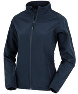 Women's recycled 2-layer printable softshell jacket — Navy
