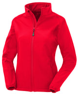 Women's recycled 2-layer printable softshell jacket — Red