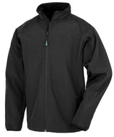 Recycled 2-layer printable junior softshell — Black