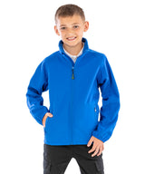 Recycled 2-layer printable junior softshell — lifestyle
