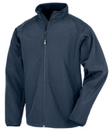 Recycled 2-layer printable junior softshell — Navy