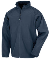 Men's recycled 2-layer printable softshell jacket — Navy