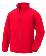 Men's recycled 2-layer printable softshell jacket — Red