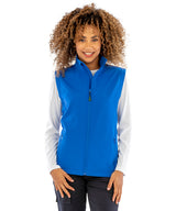 Women's recycled 2-layer printable softshell bodywarmer — lifestyle