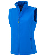 Women's recycled 2-layer printable softshell bodywarmer — Royal
