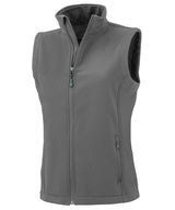 Women's recycled 2-layer printable softshell bodywarmer — Workguard Grey