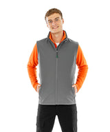 Men's recycled 2-layer printable softshell bodywarmer — lifestyle