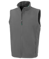 Men's recycled 2-layer printable softshell bodywarmer — Workguard Grey