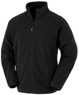 Recycled fleece polarthermic jacket — Black