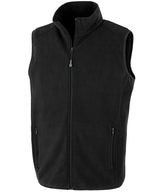 Recycled fleece Polarthermic bodywarmer — Black