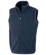 Recycled fleece Polarthermic bodywarmer — Navy