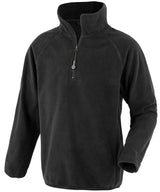 Junior recycled microfleece top — Black