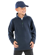 Junior recycled microfleece top — lifestyle