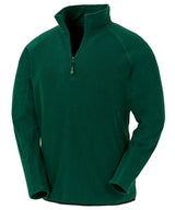 Recycled microfleece top — Forest Green