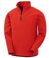 Recycled microfleece top — Red