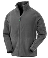 Recycled microfleece jacket — Grey