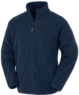 Recycled microfleece jacket — Navy
