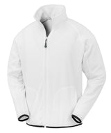 Recycled microfleece jacket — White