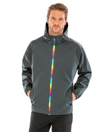 Prism PU waterproof jacket with recycled backing — lifestyle