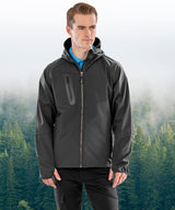 3-layer recycled printable casual hooded softshell — lifestyle