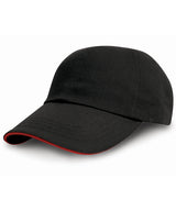 Heavy cotton drill pro-style with sandwich peak — lifestyle