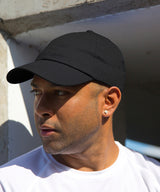 Heavy cotton drill pro-style cap — lifestyle