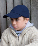 Junior low-profile heavy brushed cotton cap — lifestyle