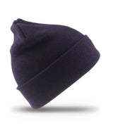 Kids woolly ski hat — Navy